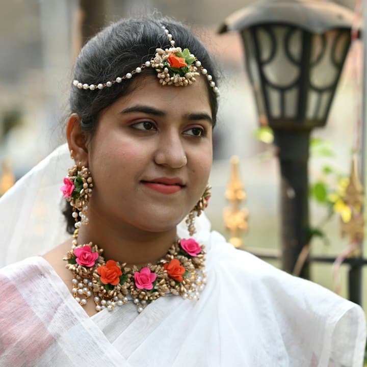 Handmade Haldi Jewellery Set (हळदी दागिने) by Saaj Alankaracha