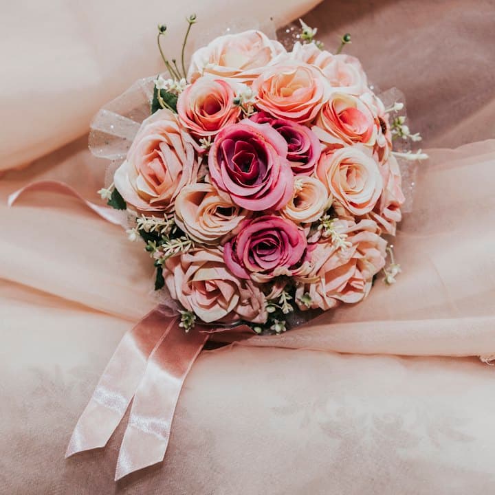 Handmade Satin Ribbon Bouquet (रिबन बुके) by Saaj Alankaracha