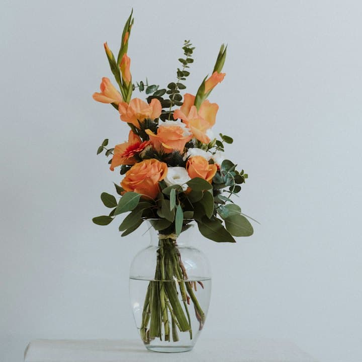 Handmade Flower Vase Arrangement (फुलदाणी) by Saaj Alankaracha